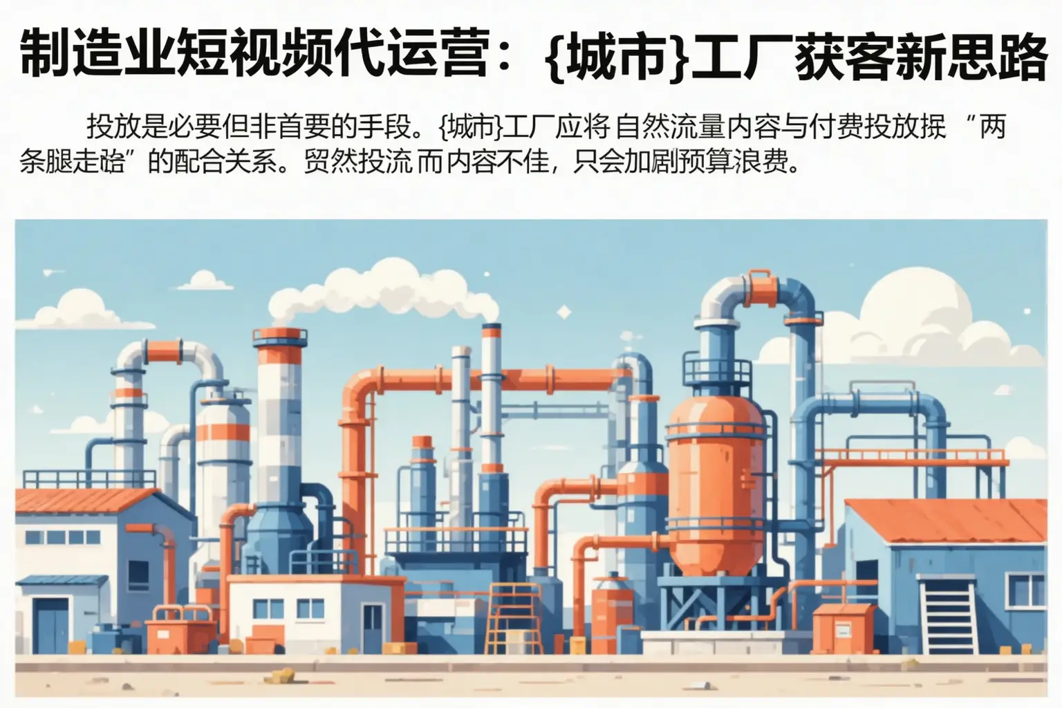 制造业短视频代运营:旬邑工厂获客新思路